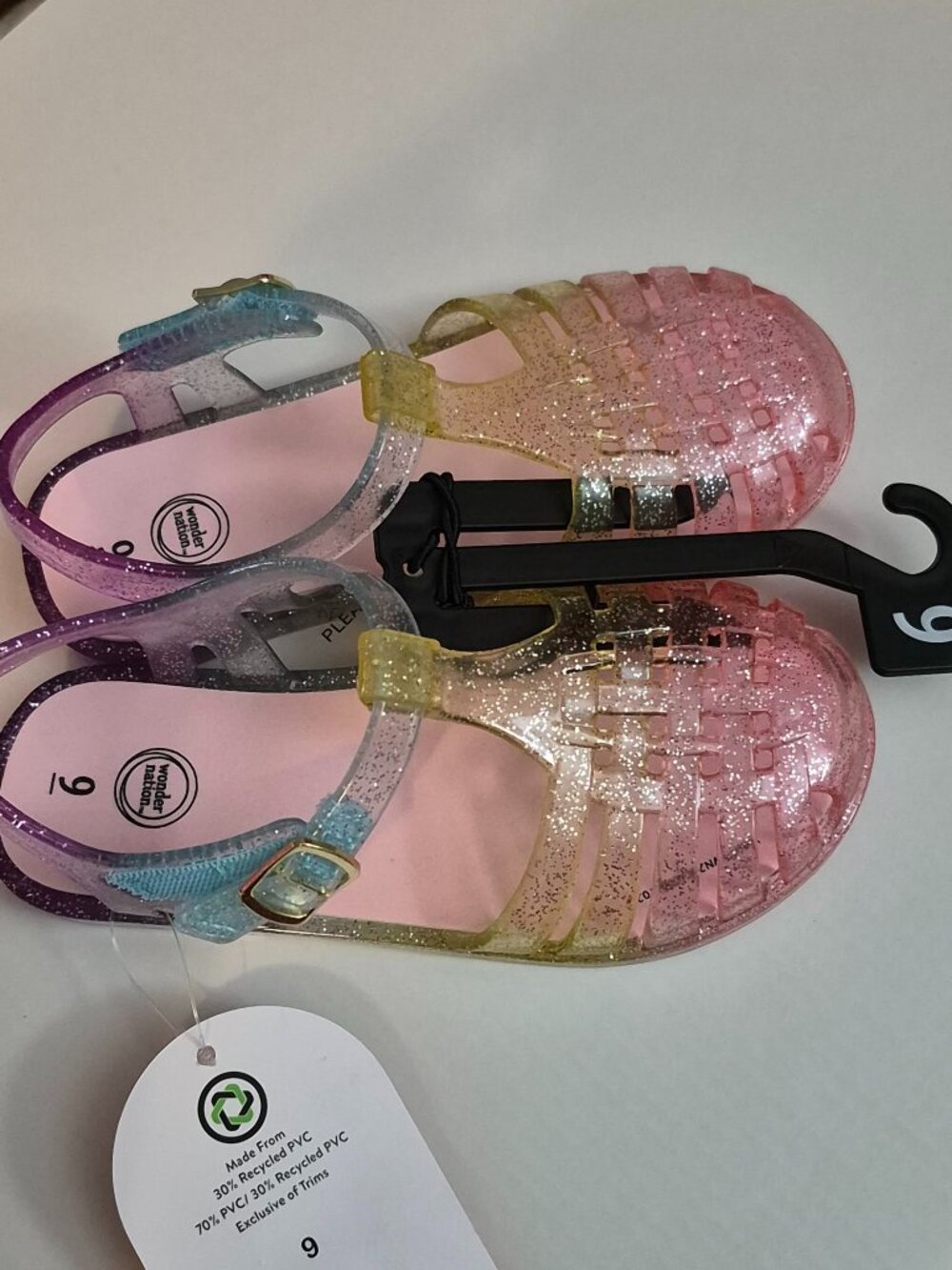 Wonder Nation Toddler Girls Jelly Sandal- NWT